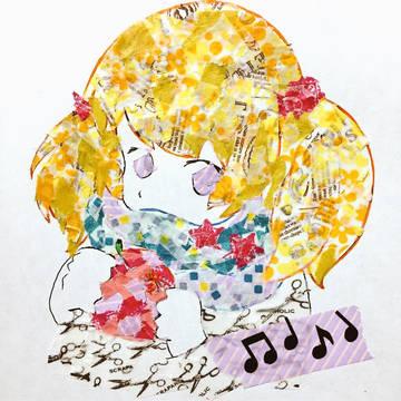マステの女の子