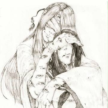 百目と女子高生