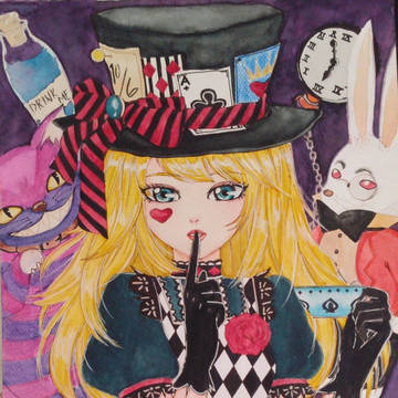 Mad hatter Alice