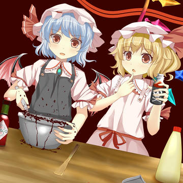 V-Dayの準備するスカーレット姉妹