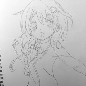 ごちうさココアお姉さんの模写