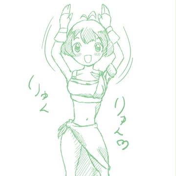 涼ちゃん更衣お絵かき