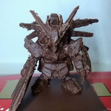チョコでSDガンダムを作ってみた