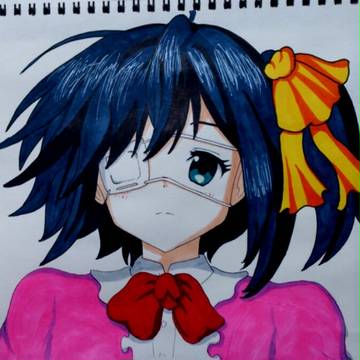 見てたら描きたくなった♪