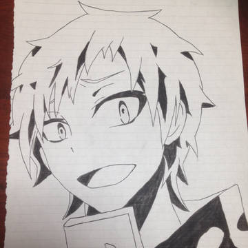 模写　アナログ筆ペンで描いてみた