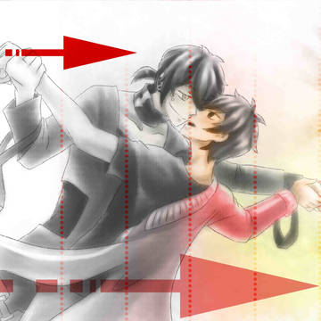 Bright color for the bad end