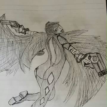 ベヨネッタを描いてみた改