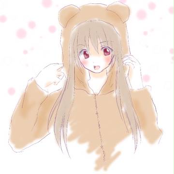 クマパーカー