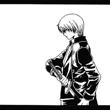 【銀魂】 沖田総悟 【切り絵】
