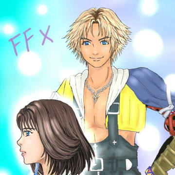 FFX　ティユウ　ツイッターワンドロに色つけました