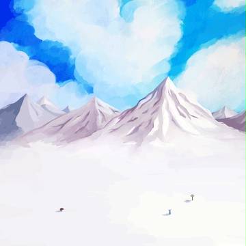 雪山