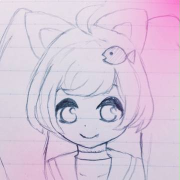 猫セーラーらぁらちゃん下書き