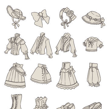 【素材】洋服(1点)
