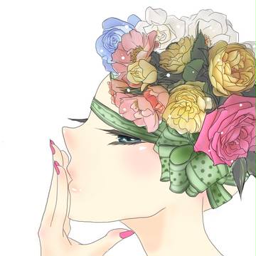頭の中、お花畑。