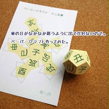 十二支賽・ペーパークラフト作ってみた