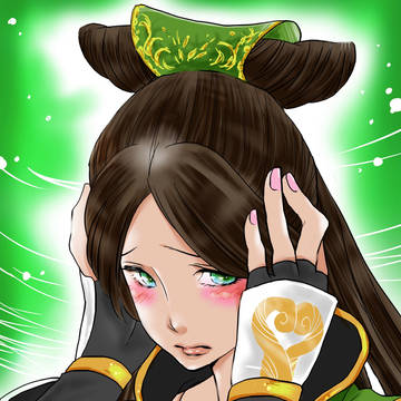 赤面月英