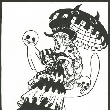 切り絵『ペローナ』