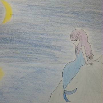 静かに待つ人魚