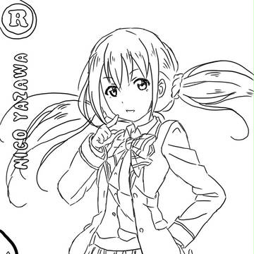 Nico Yazawa速绘描线