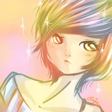rainbow girl
