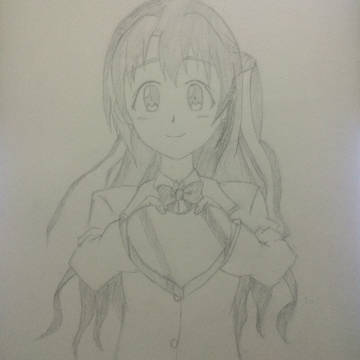 島村卯月を描いてみました