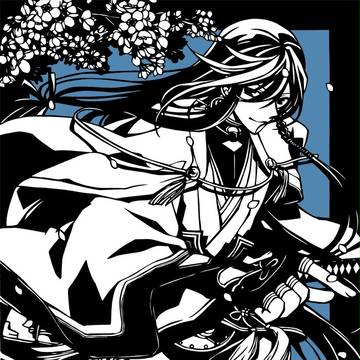 和泉守兼定×切り絵
