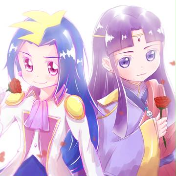 ローズ二人らくがき