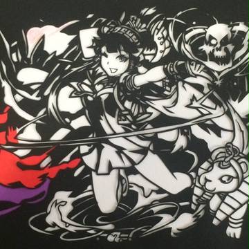 パズドラ切り絵【冥霊神・ネフティス】