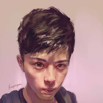画照片以及过程www【自画像