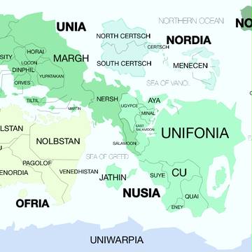 架空の世界地図
