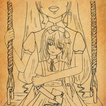 少女と人形