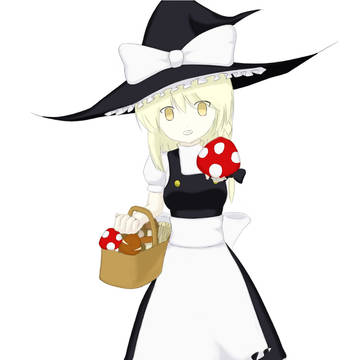 東方入門記念に魔理沙さん描いてみた