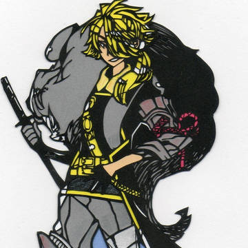 【切り絵】 獅子王