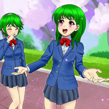 桜の雨