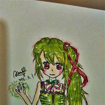 抹茶拿鐵初音