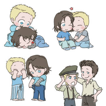 Steve and Bucky