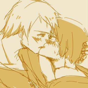 【腐向け】あまいキス【普日】