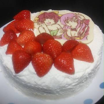 ヒナギク＆かのんちゃん誕生日ケーキ