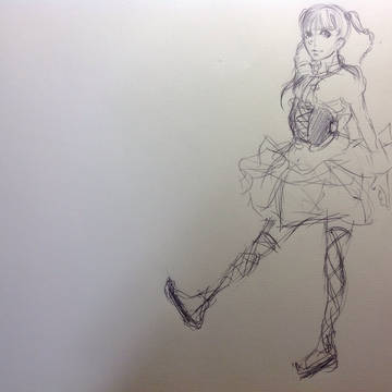 女の子練習！