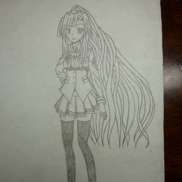雪坂 冬華　全身画