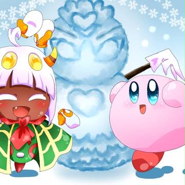 雪だるま完成！