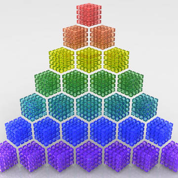 Glass Cube Test.02 Rainbow_Stair