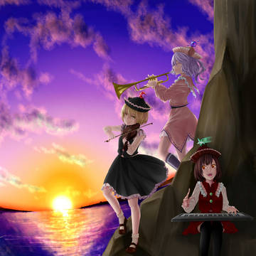 プリズムリバー描いてみた