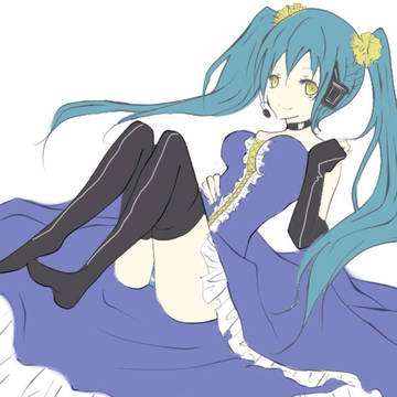 水色髪ミクさん