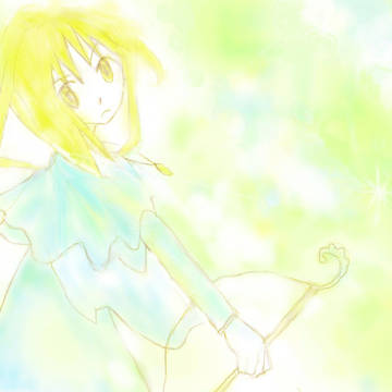 弓矢の女の子