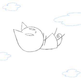 猫の 墜落