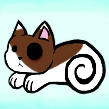 ...a cat...