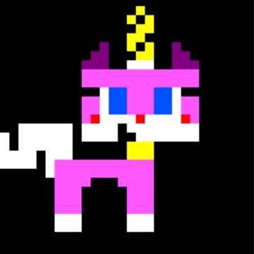 Unikitty pixel art