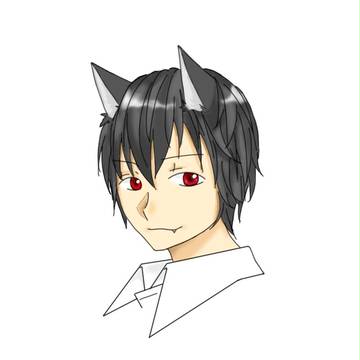 黒いオオカミ