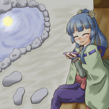 童子切さんと月見酒